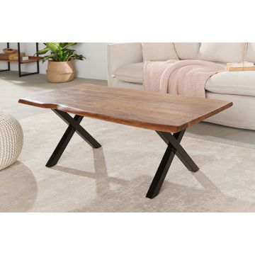 Salontafel Mammoet 118cm Massief Acacia Hout - 38921
