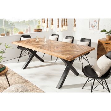 Eettafel Infinity Home Natuur 200cm Mango Hout- 39288