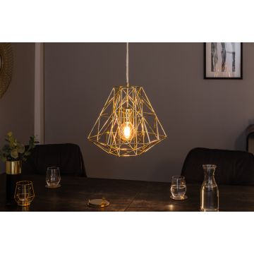 Hanglamp Cage S Goud 36cm - 39319