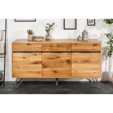 Dressoir Living Edge 160cm Wild Eiken - 39435
