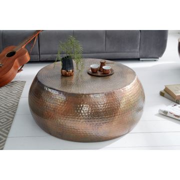 Salontafel Orient Rond Koper 80cm - 39536