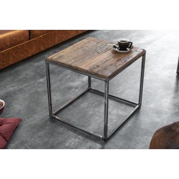 Salontafel Barracuda 40cm Massief Salwood Hout - 39586