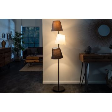 Stalamp Levels Zwart Grijs 163cm - 39674