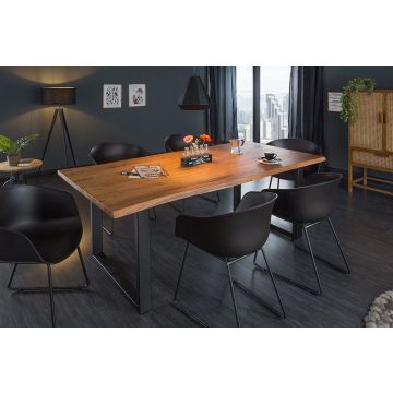 Eettafel Mammoet Industrial 200cm Massief Acacia Hout - 39909