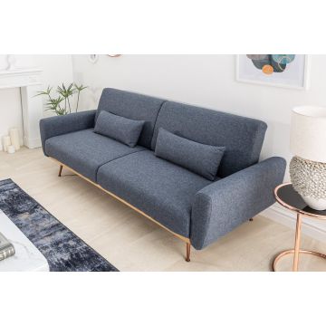 Slaapbank Bellezza Blauw 210cm - 40025