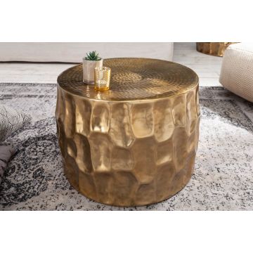 Salontafel Organic Orient Goud 55cm Rond - 40227