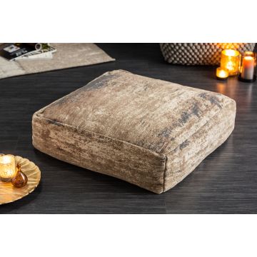 Vloerkussen Modern Art Bruin 70x70cm - 40241