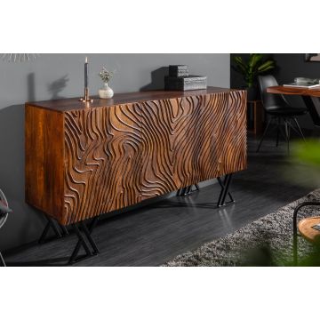 Dressoir Fluid 160cm Massief Mango Hout - 40244