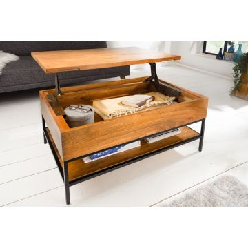 Salontafel Factory 80cm Massief Mango Hout - 40300