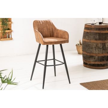 Barkruk Turin Vintage Bruin - 40439
