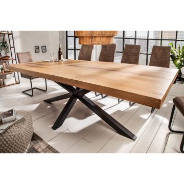 Eettafel Galaxie 200cm Massief Gerecycled Grenen Hout - 40657