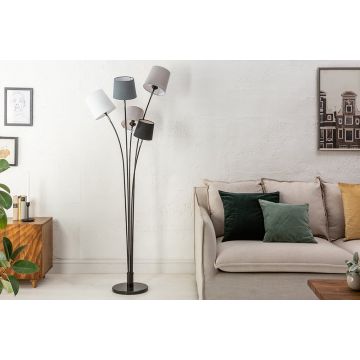 Vloerlamp Levels Zwart/Grijs 50cm - 40745