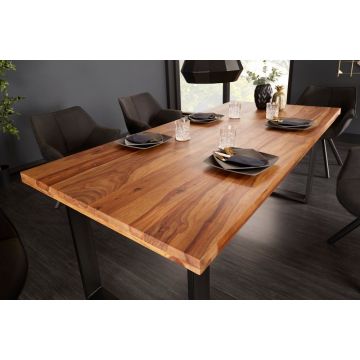 Eettafel Iron Craft II 180cm Sheesham Hout - 40818