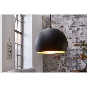 Hanglamp Glow Zwart Goud 30cm - 40825