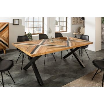 Eettafel Long Island 200cm Mango Hout - 40852