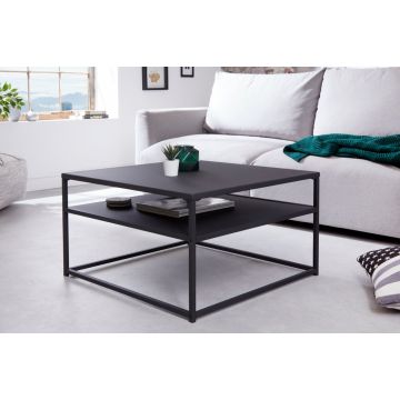 Salontafel Dura Steel Zwart 70cm Metaal - 40858