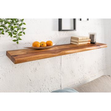 Wandplank Mammoet 80cm Massief Sheesham Hout - 40957