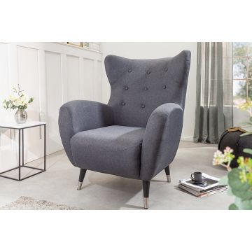 Fauteuil Don Antraciet - 40983