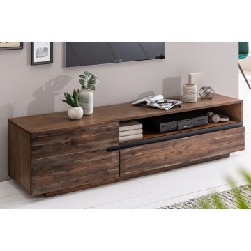 TV-Meubel Wotan 170cm Massief Acacia Hout - 40992