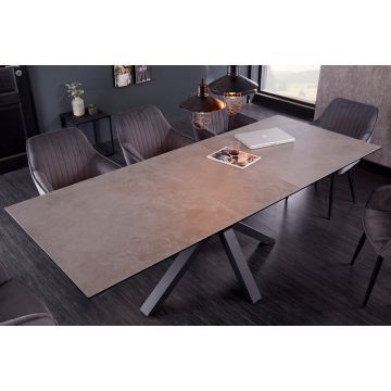 Eettafel Eternity Betonlook 180-225cm Keramiek - 41091