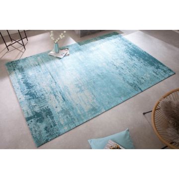 Vloerkleed Modern Art Turquoise Beige 240x160cm - 41264