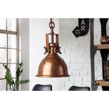 Hanglamp Industrieel Koper 45cm - 41271
