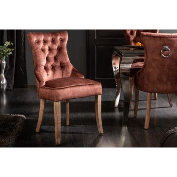 Eetkamerstoel Castle Bruin Fluweel - 41306