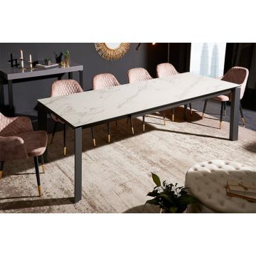 Eettafel Wit 180-240cm uitschuifbaar - 41453