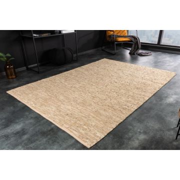 Vloerkleed Pure Beige 230cm Leer - 41475