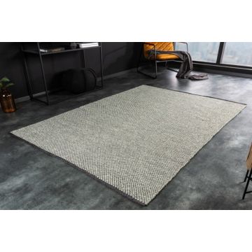 Vloerkleed Pure Grijs 230cm Leer - 41481