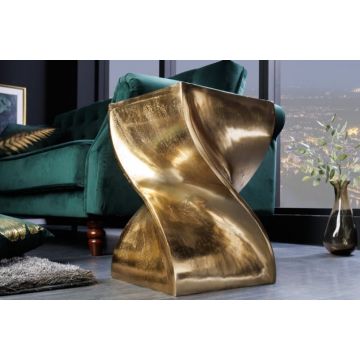 Bijzettafel Twist Goud 30cm - 42005