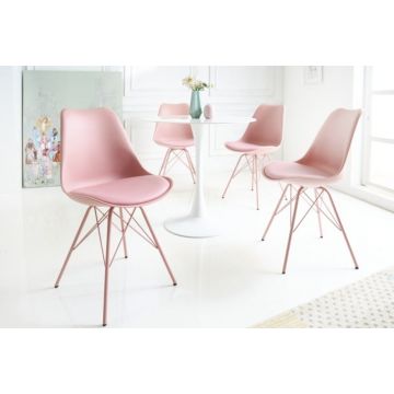 Eetkamerstoel Scandinavia Roze - 42040