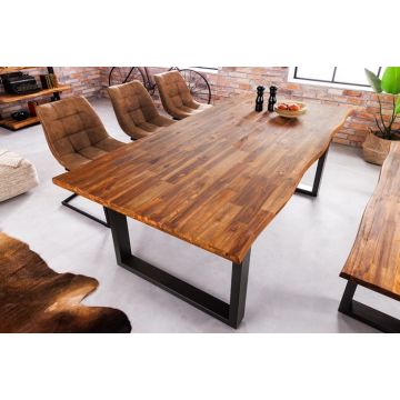 Eettafel Genesis 160cm Massief Acacia Hout - 42050