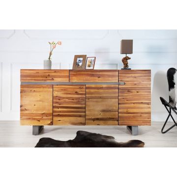 Dressoir Genesis 170cm Massief Acacia Hout - 42075