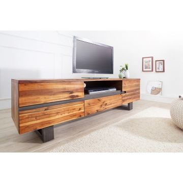 TV Meubel Genesis 160cm Massief Acacia Hout - 42076