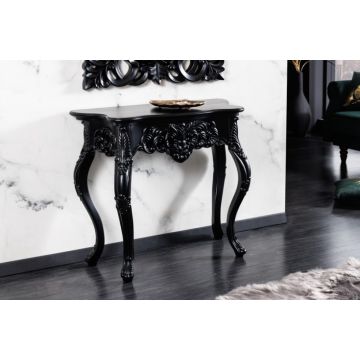 Sidetable Venice Zwart 85cm - 42334