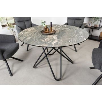 Ronde Eettafel Ellips Taupe 120cm - 42368