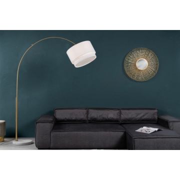 Vloerlamp Lounge Deal Wit Goud 160cm - 42806