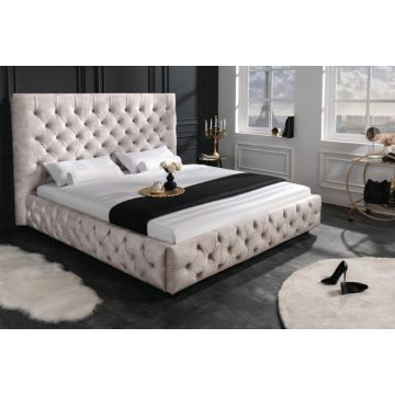 Bed Parijs Champagne 180x200cm Fluweel - 43105