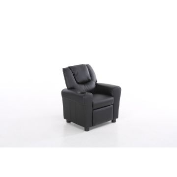 Mini-Relaxstoel Renée Zwart Verstelbaar  - RD4400-2