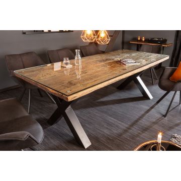 Eettafel Barracuda X 220cm Massief Teak Hout - 39699