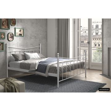 Bed Sacha Wit 160x200cm Inclusief Lattenbodem - RF88216-1