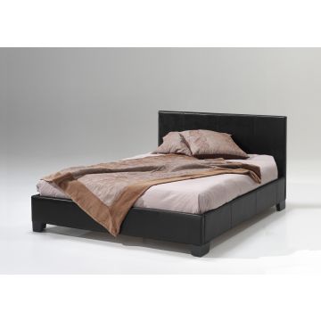 Bed Roma Zwart 160x200cm Inclusief Lattenbodem - RF89516-2