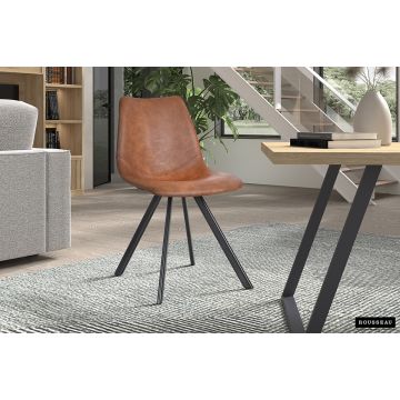 Eetkamerstoel Emma  Cognac - RD9602-5
