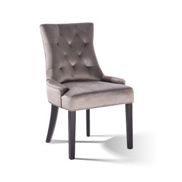 Eetkamerstoel Bristol Beige/Zwart Velours - RD9703-2