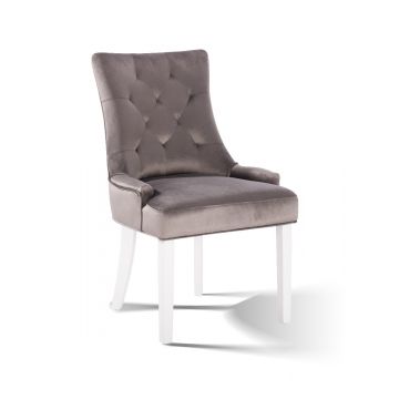 Eetkamerstoel Bristol Beige/Wit Velours - RD9703-3