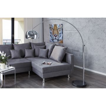 Vloerlamp Big Bow II Chroom 170-210cm - 21067