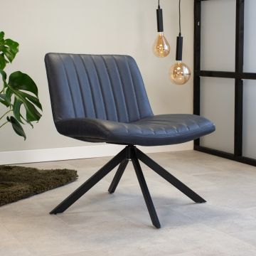 Fauteuil Liv Blauw Draaibaar - VD-F31Bjos