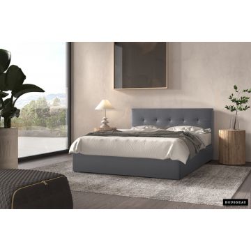 Bed Porto Grijs 160x200cm Inclusief Lattenbodem - RF89526-3