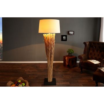 Vloerlamp Euphoria Grijs/Bruin 175cm - 20697